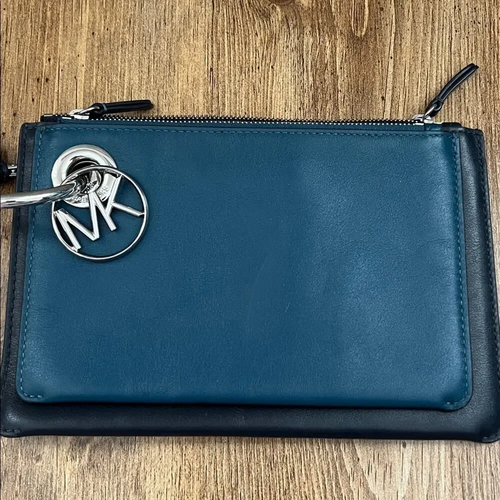 Michael Kors Tri-Color Leather Pouch Trio